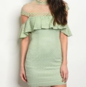 Light green dress